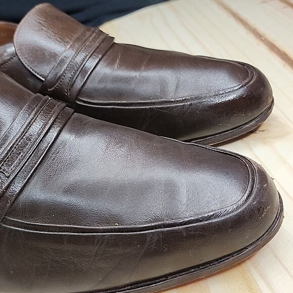 Bally Brown Leather Penny Loafers main image 6